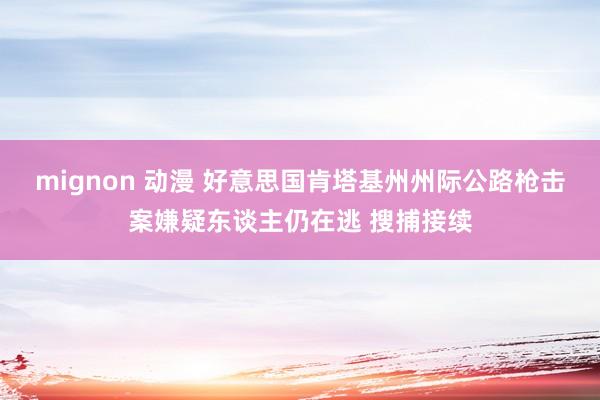 mignon 动漫 好意思国肯塔基州州际公路枪击案嫌疑东谈主仍在逃 搜捕接续