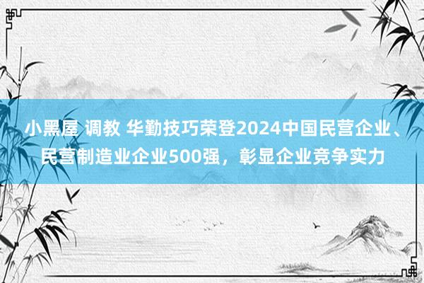 小黑屋 调教 华勤技巧荣登2024中国民营企业、民营制造业企业500强，彰显企业竞争实力