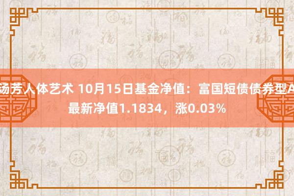 汤芳人体艺术 10月15日基金净值：富国短债债券型A最新净值1.1834，涨0.03%