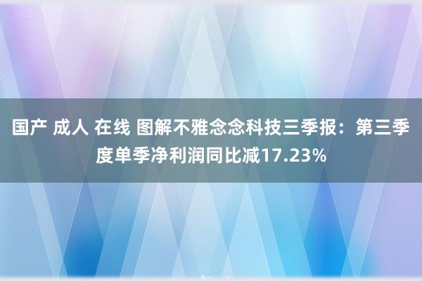 国产 成人 在线 图解不雅念念科技三季报：第三季度单季净利润同比减17.23%