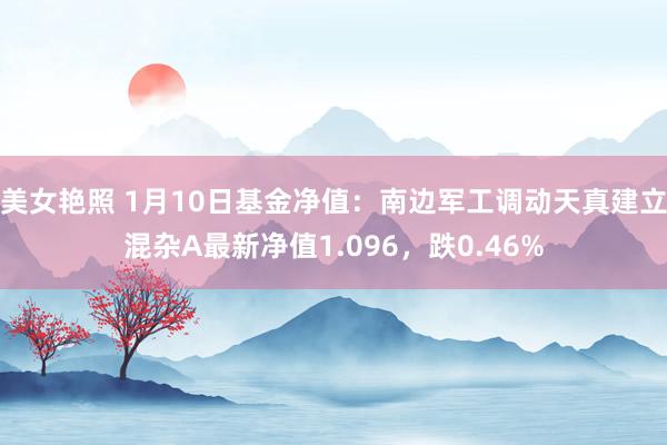 美女艳照 1月10日基金净值：南边军工调动天真建立混杂A最新净值1.096，跌0.46%